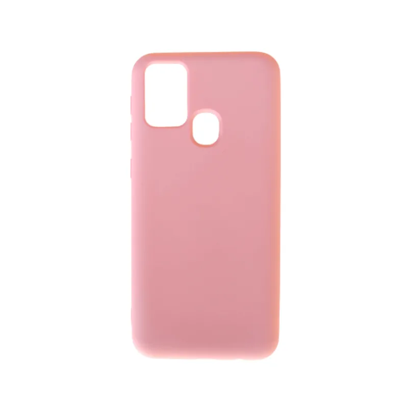 Capa Capinha Samsung Galaxy M21s Silicone Aveludada - Rosa