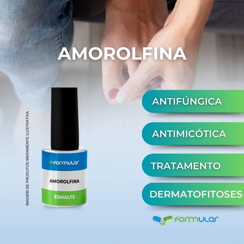 Esmalte de Amorolfina 50mg/ml - 5 Ml - Antifúngico De Alta Performance