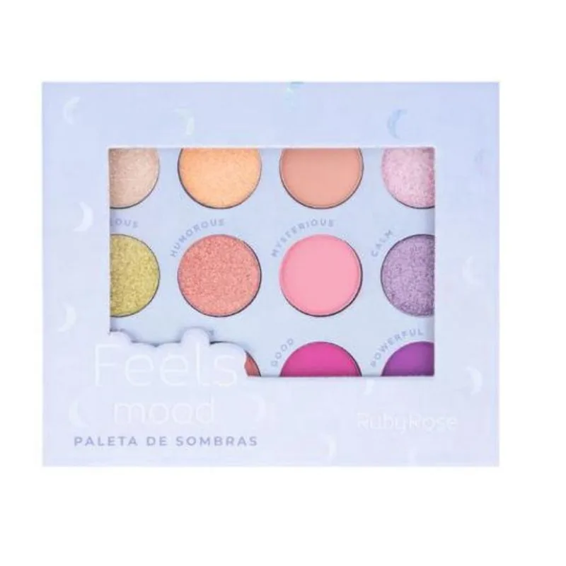 Paleta De Sombras Feels Mood 2 Ruby Rose