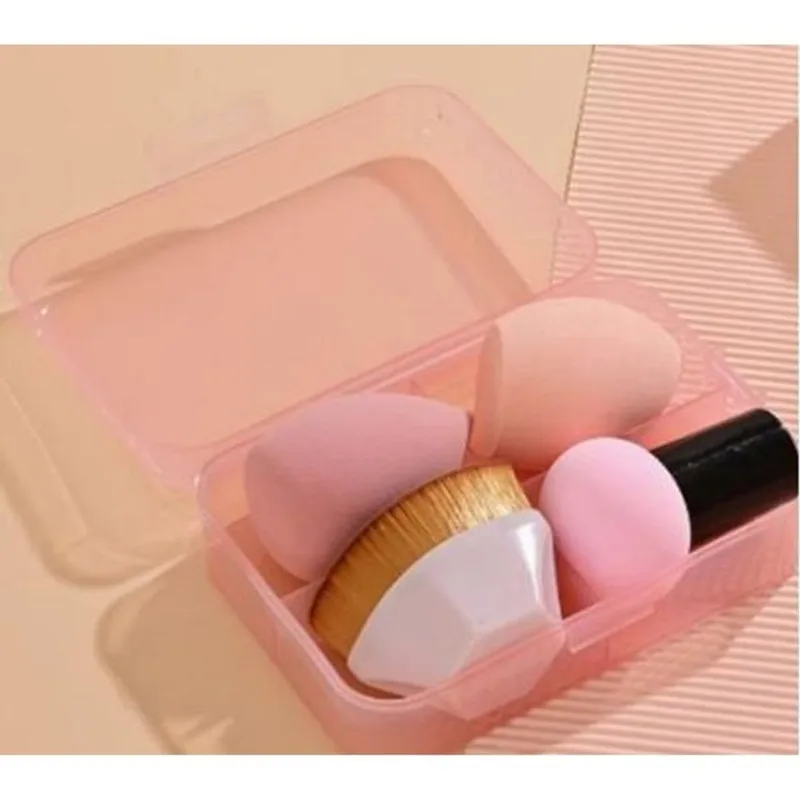 Esponja Conjunto Com Pincel De Maquiagem