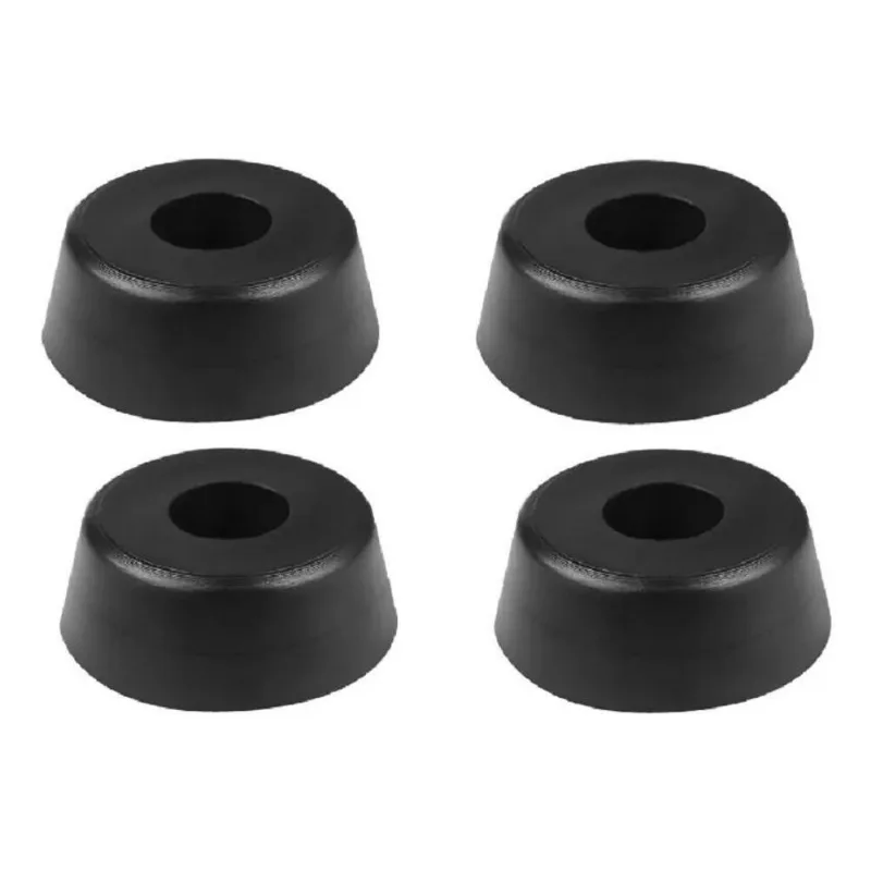 Kit 4 Pé De Borracha Pvc Grande Para Caixa De Som Case