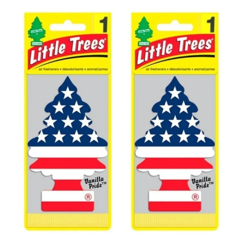 2 Little Trees Aromatizador De Carro Vanilla Eua 24hrs