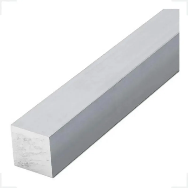 3x Tarugo Quadrado De Aluminio 1'' (25,4mm) Com 50 Cm