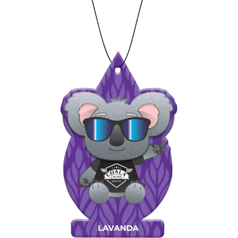 Odorizante Auto Folhinha 10g Fragrância Coala Lavanda