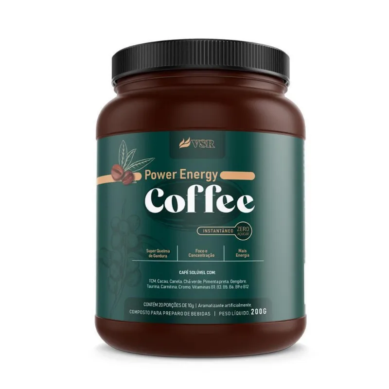 Coffee Power Energy Vsr 200G Café Solúvel Premium