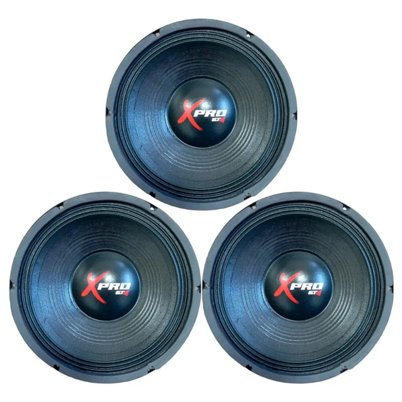 Kit 3 alto falante woofer etm exp 10 polegadas lt 250W 4 ohms