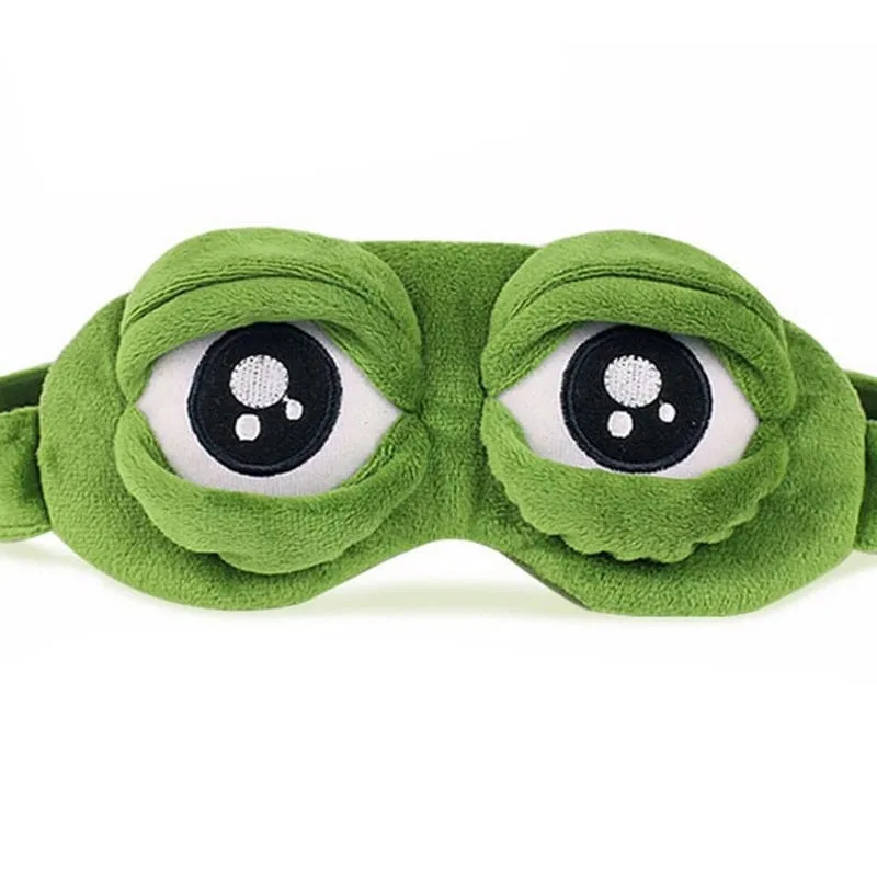 Máscara De Dormir Sapo 3D