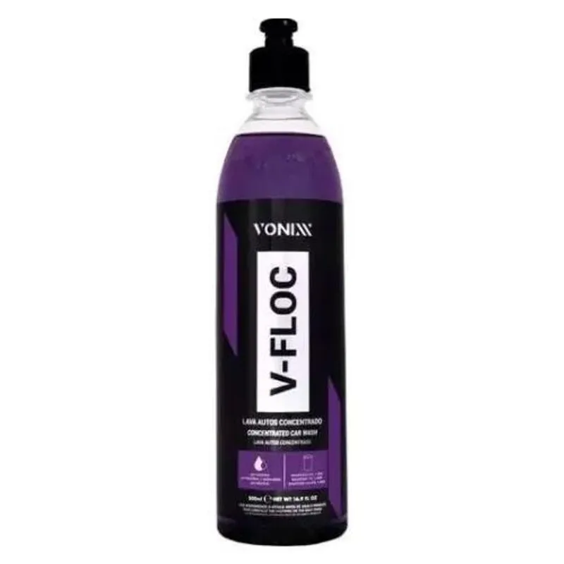 Shampoo Automotivo Neutro Concentrado V-floc Vonixx 500ml