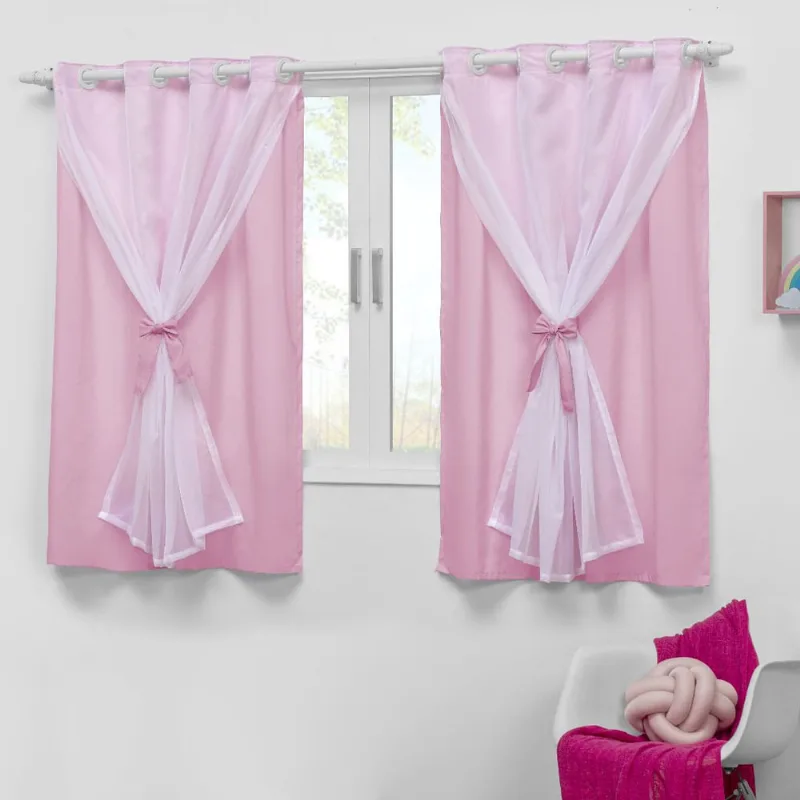 Cortina para Quarto Infantil 2,00m x 1,70m Forro Teen