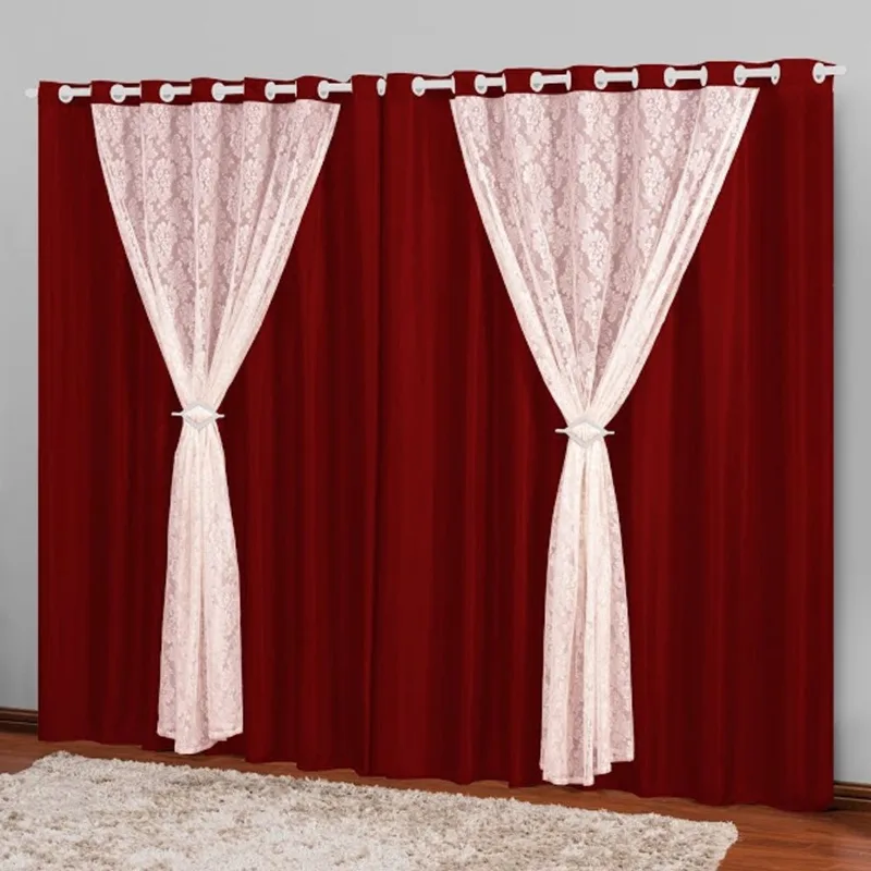 Cortina de Renda em Oferta 3,00x2,50 Tecido Grande Marrocos Cortina de renda em oferta 3,0x2,50 tecido grande Marrocos