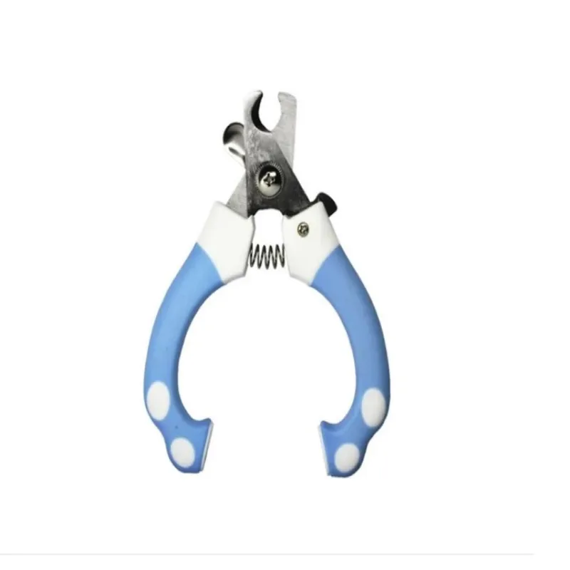 Alicate Cortador De Unhas Higiene Pet Cães Gatos EL-P37 Azul