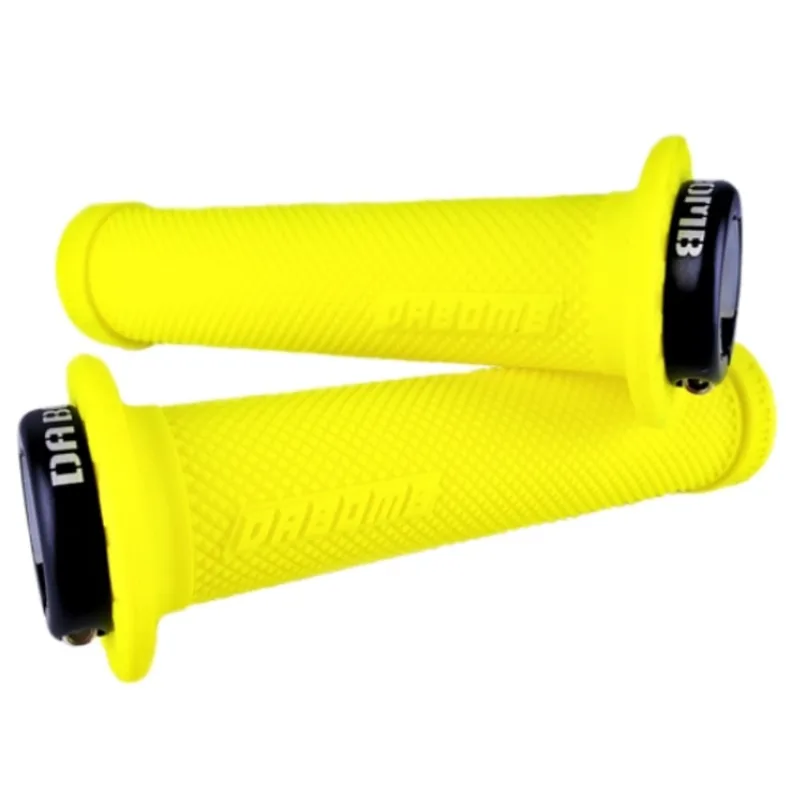 Manopla Mtb Particle Grip Dabomb Bike Ciclismo Bicicleta c/ trava xc/dh/end Amarela