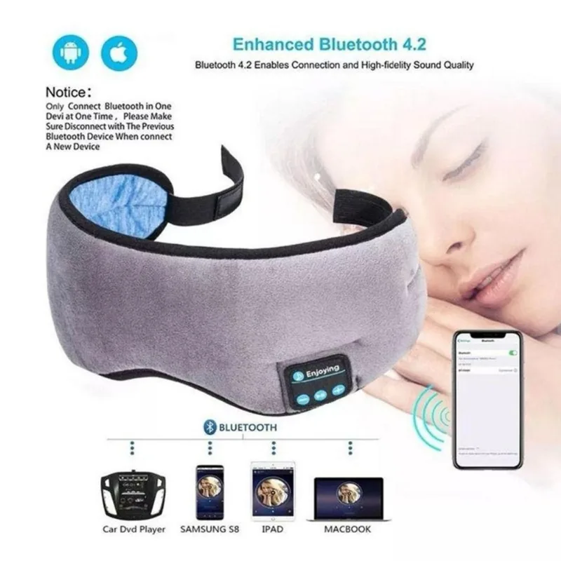 Tapa Olho Para Dormir Meditar Com Música Suave Sons Natureza