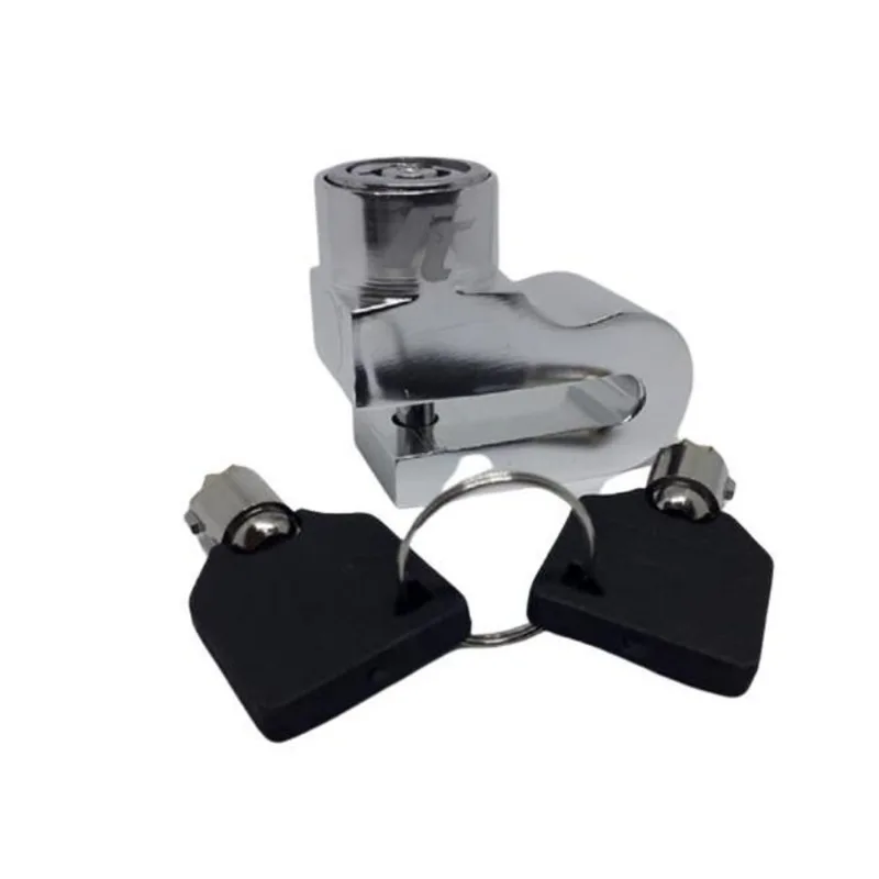 Trava Disco Anti Furto Freio Moto Bike Cromado