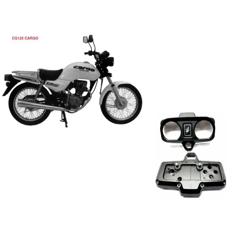 Carcaça Painel Superior + Inferior Honda Cargo 125 Até 1999
