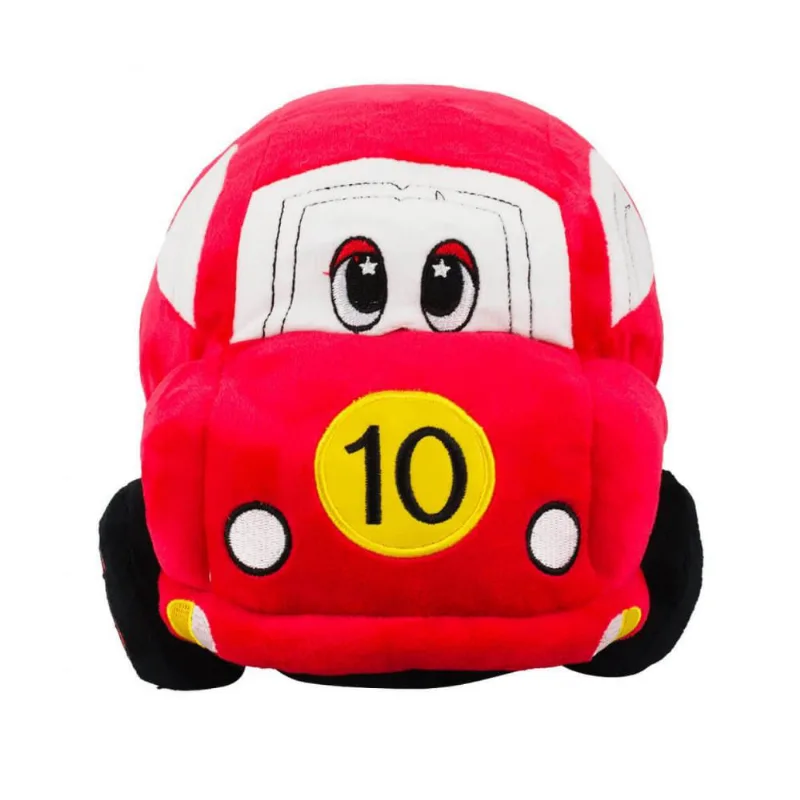 Carro Corrida Vermelho 31cm - Pelúcia