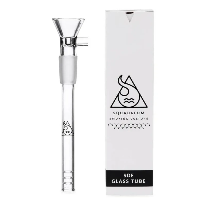 Tubo Vidro Stickers Squadafum 14mm Downstem Bowl P Bong 8005