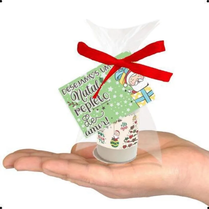 Kit Natalino 10 Hidratantes Lembrancinha Aromática Festas