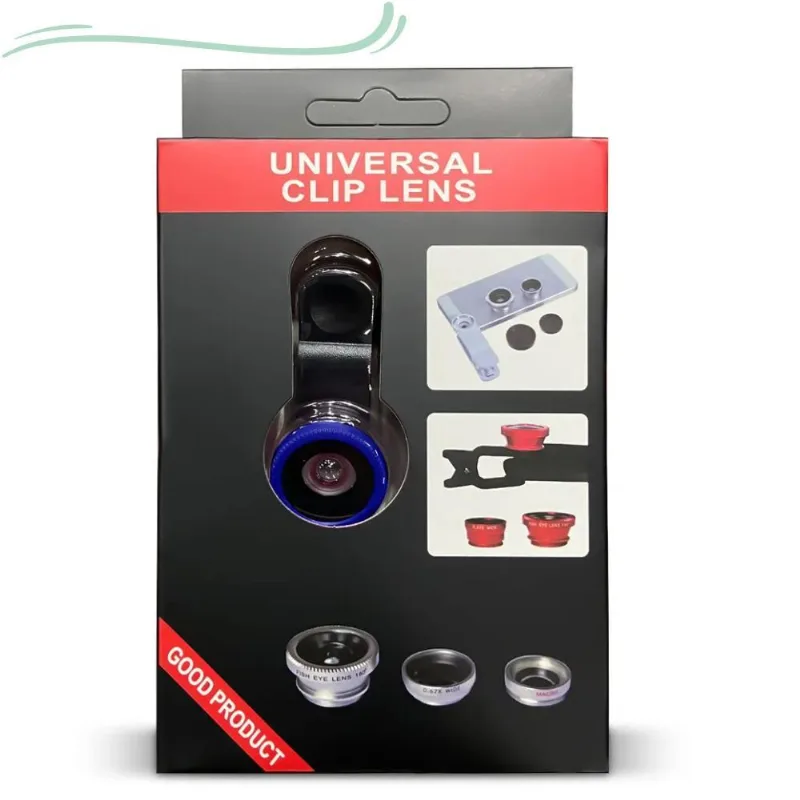 Kit 3 Lente Olho De Peixe Smartphone Celular Fish Eye Top