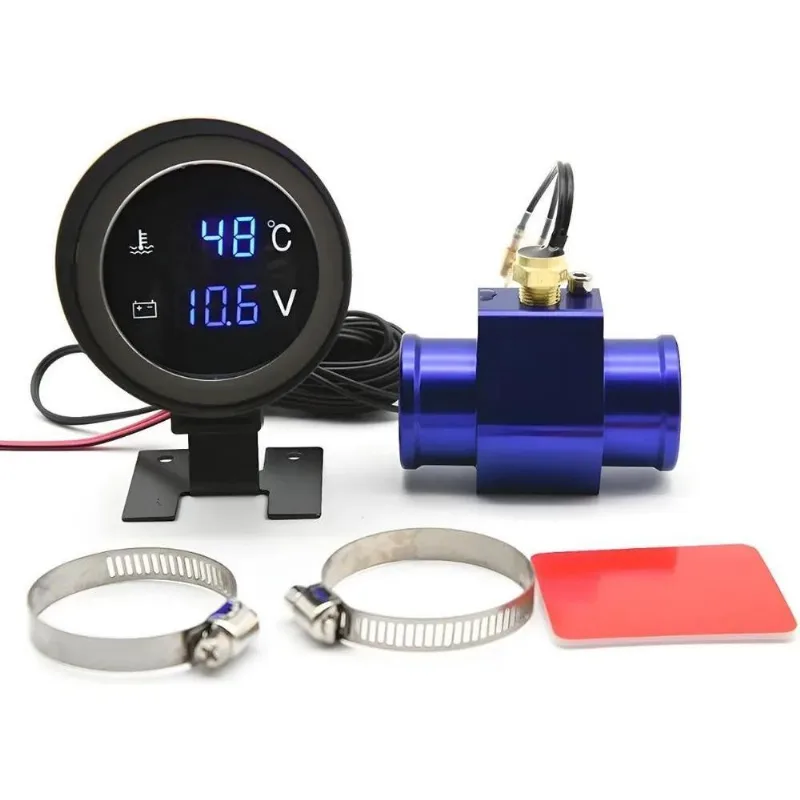 Marcador De Temperatura Automotivo + Voltímetro + Copo