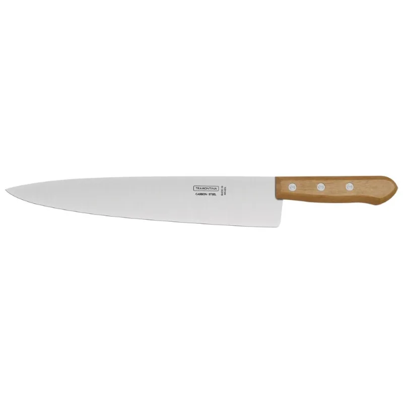 Kit 2 Facas Peixeira/Cozinha 12" Lamina Clara - Tramontina
