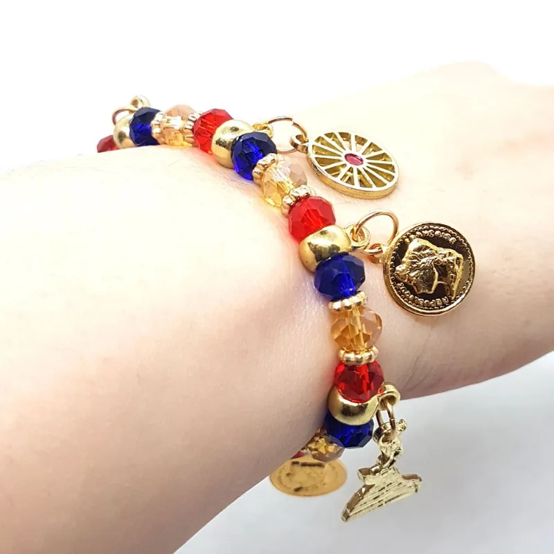 Kit Toalha + Tarô + Pulseira Da Sara Kali Padroeira Cigana