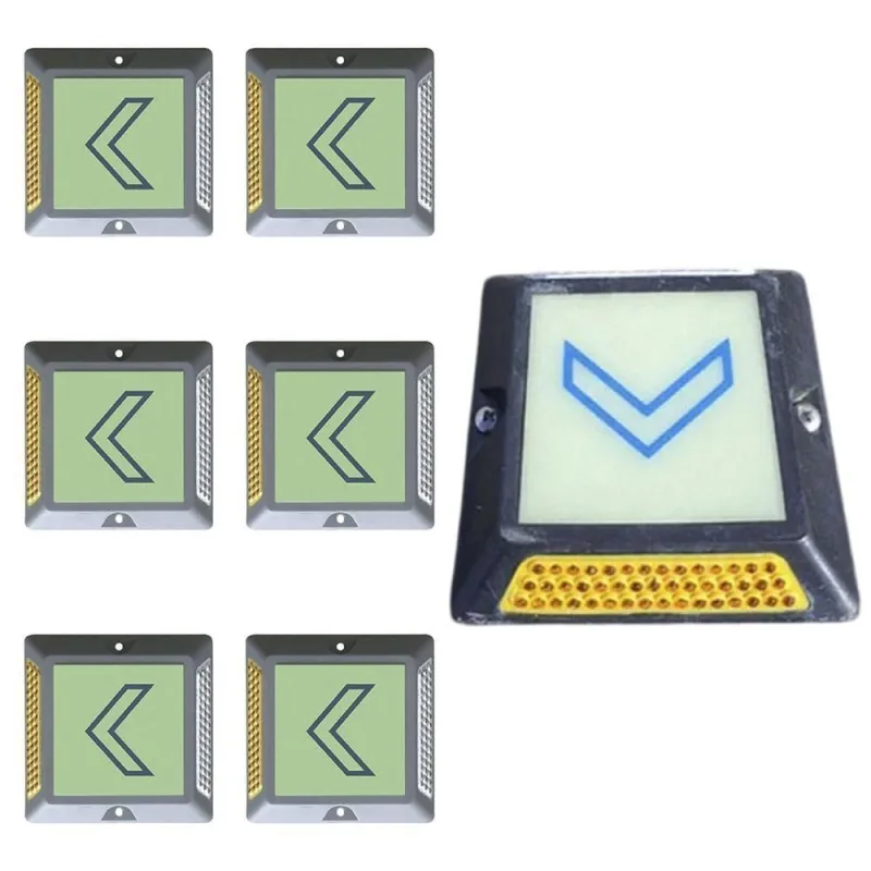 Kit 6 Tachas Refletivas SU-RUA5 Olho de Gato Fluorescente Sinalização Viária Cinza - OUTRAS - Pet Shop