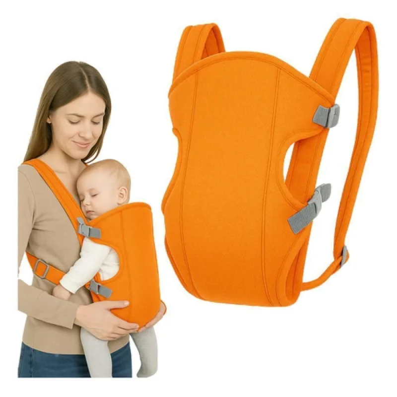 Canguru para Bebê Baby Carriers Passeio Ergonômico com Alças Acolchoadas Laranja Yeet - OUTRAS