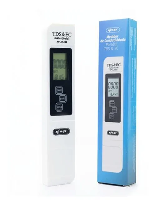 Medidor Ppm Tds Digital Hidroponia Condutividade Termometro