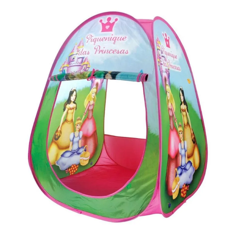 Barraca Tenda Estampada Piquenique Princesas Grande Menina
