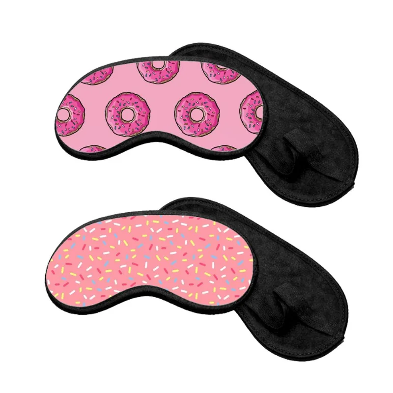 2 Máscaras Para Dormir Tapa Olhos Venda Donut E Granulado