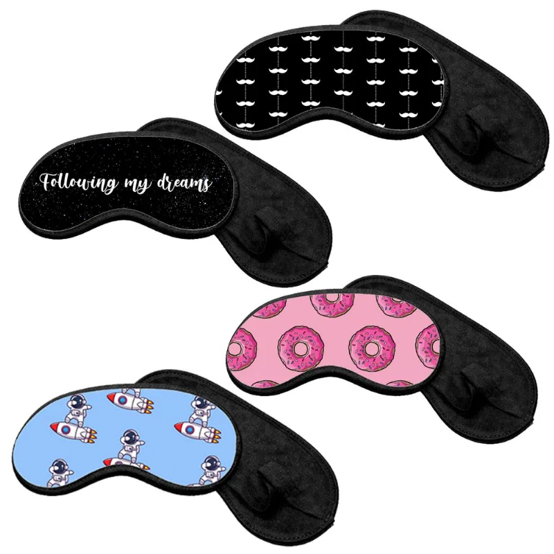 4 Máscaras Para Dormir Tapa Olhos Vendas Familia Inteira