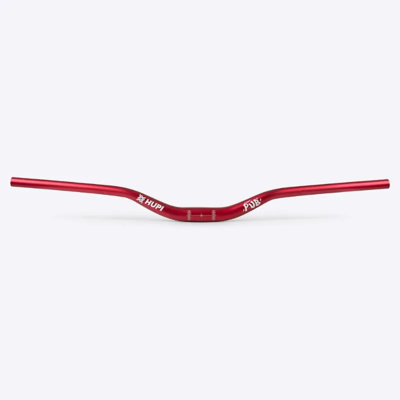 Guidão hupi pub Rise 40 31,8mm x 800mm - Vermelho
