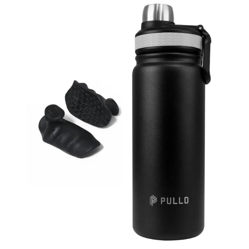 Octo Maxgrip Fiber Preto + Garrafa Térmica Pullo Jack 650ML Preto