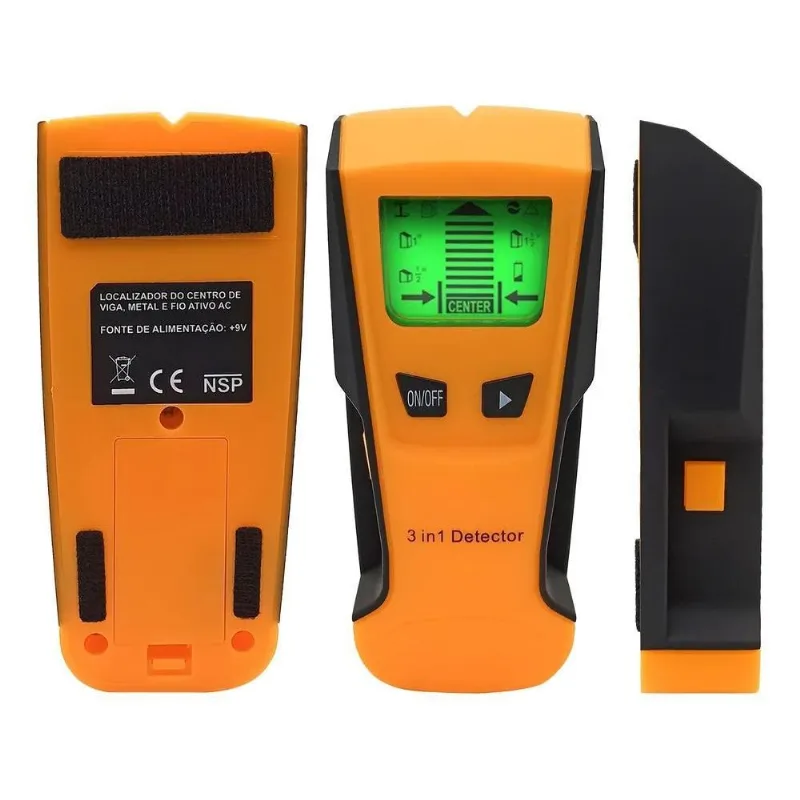 Scanner De Parede Digital Detector De Metais Madeiras E Fios