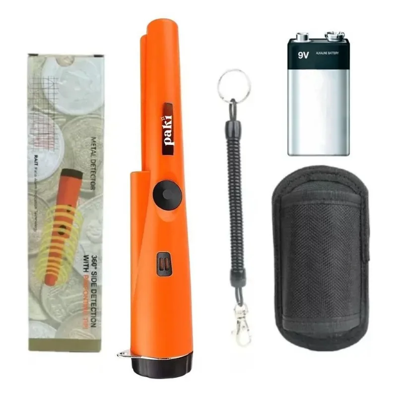 Detector De Metal Portatil Prova De Agua Pointer Ouro Prata