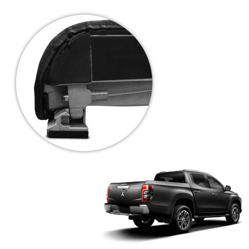 Capota Maritima L200 Triton Sport 2017 a 2025 Trek Aluminio Slim Eco - Flash Cover