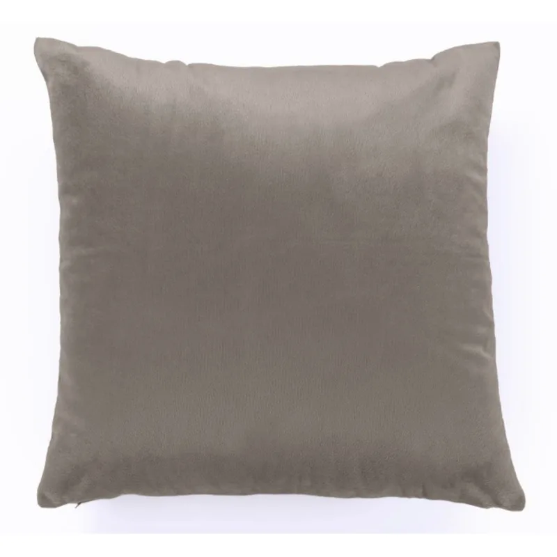 Almofada Velvet 45x45cm Taupe Hedrons
