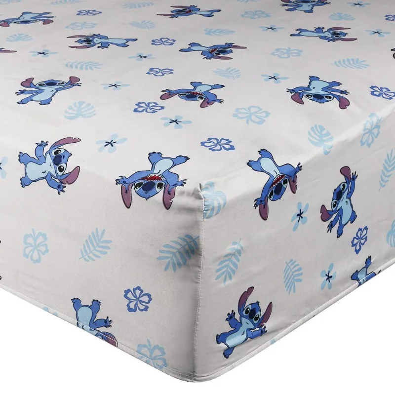 Lençol de Casal Infantil com Elástico Disney by Hedrons - Stitch - Hedrons
