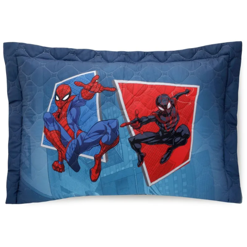 Porta Travesseiro Disney 55x80cm Spiderman Team - Hedrons