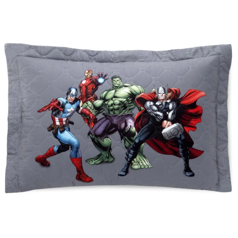 Porta Travesseiro Disney 55x80cm Avengers Retorno - Hedrons