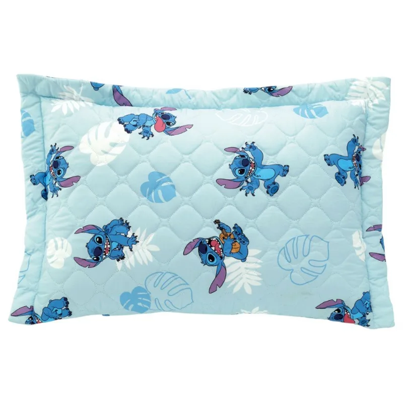 Porta-Travesseiro Hedrons 55x80cm Stitch Folhas (MP) - Hedrons