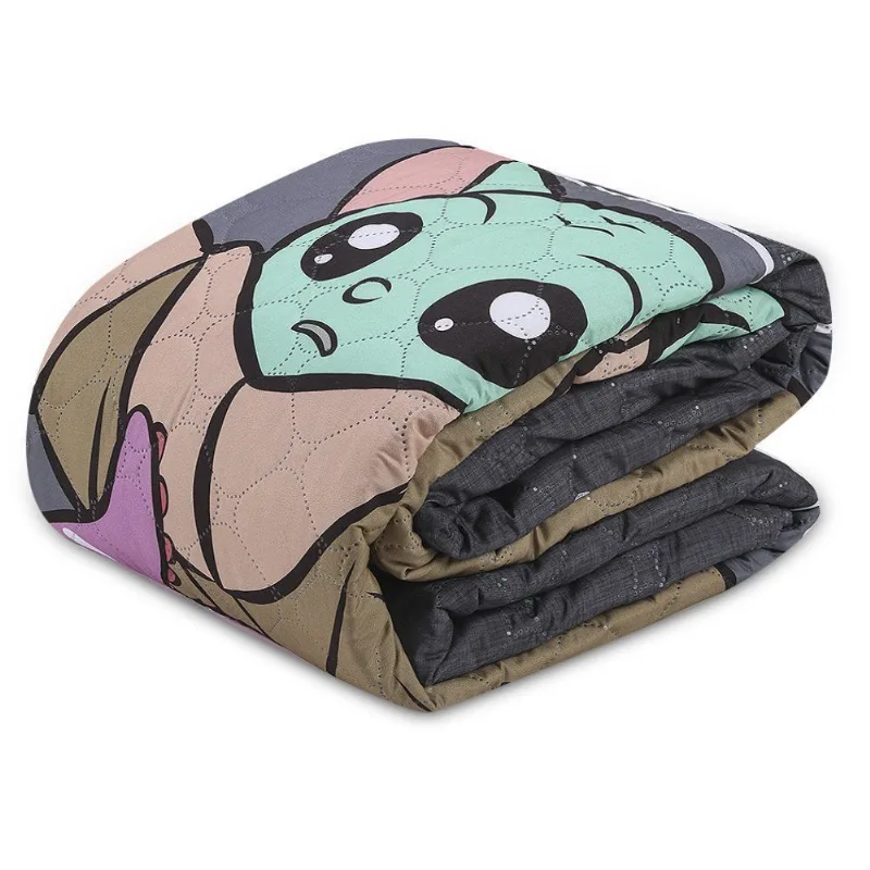 Cobre Leito Queen Star Wars Hedrons 1 Pç - Baby Yoda - Hedrons
