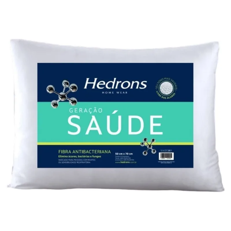 Travesseiro Hedrons Geração Saúde 50x70cm Branco (MP)