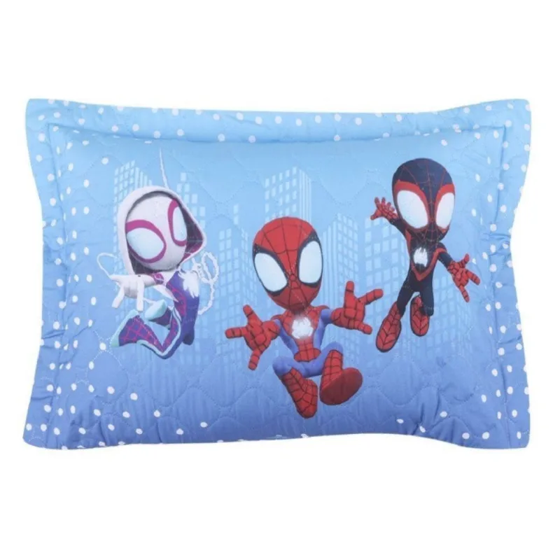 Porta Travesseiro Infantil Estampado Disney Hedrons - Spidey Fofo