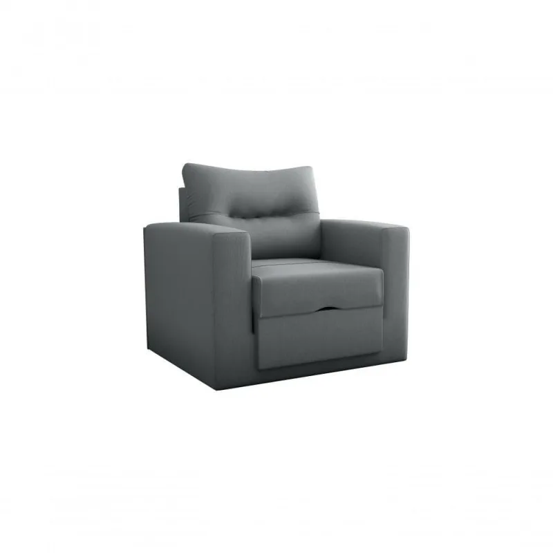 Sofá Cama Marissol 1 Lugar Suede Cinza - Matrix