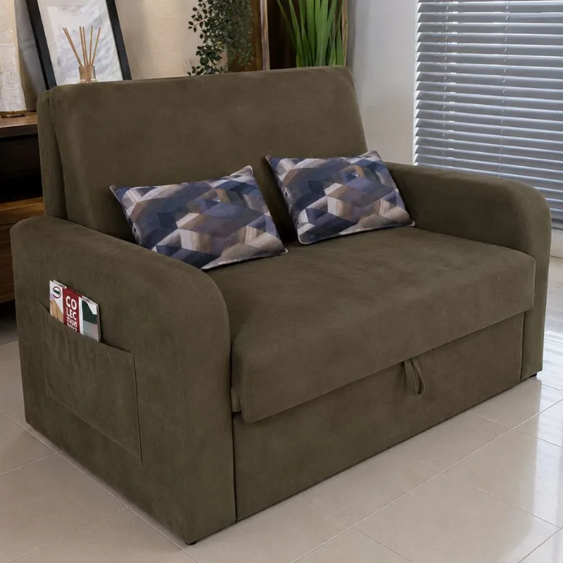 Sofá Cama Reclinável 3 Lugares 145cm Matrix Lady Day | Cappucino