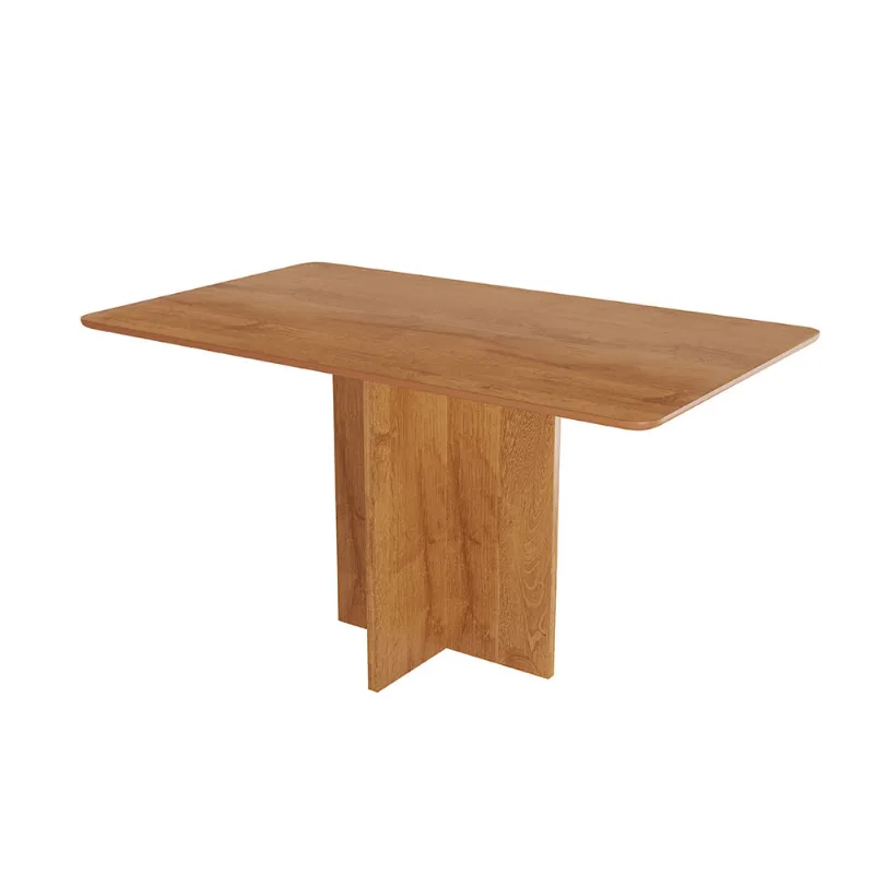 Mesa Salinas 1,20x0,80 Com 04 Cadeiras Londres Tampo Laminado Londres Cinamomo Sem Vidro Cel Moveis