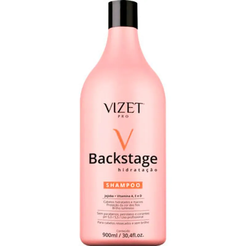 Shampoo Vizet Backstage Hidratação 900ml