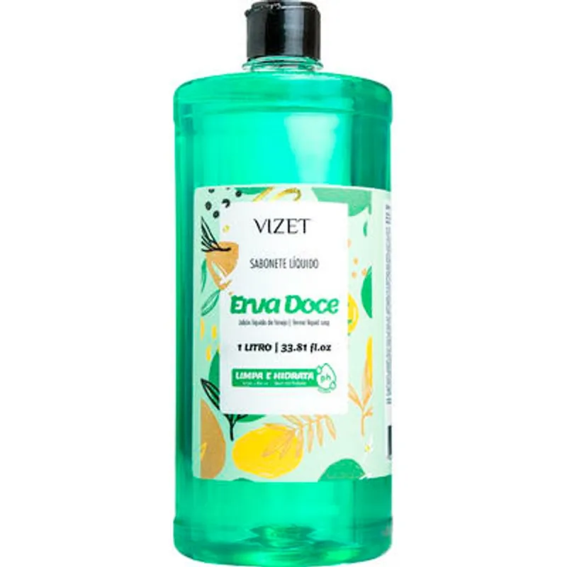Sabonete Líquido Vizet Erva Doce 1L
